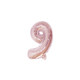 Large Foil Number Air-fill and Helium Balloons (0-9) - Rose Gold
